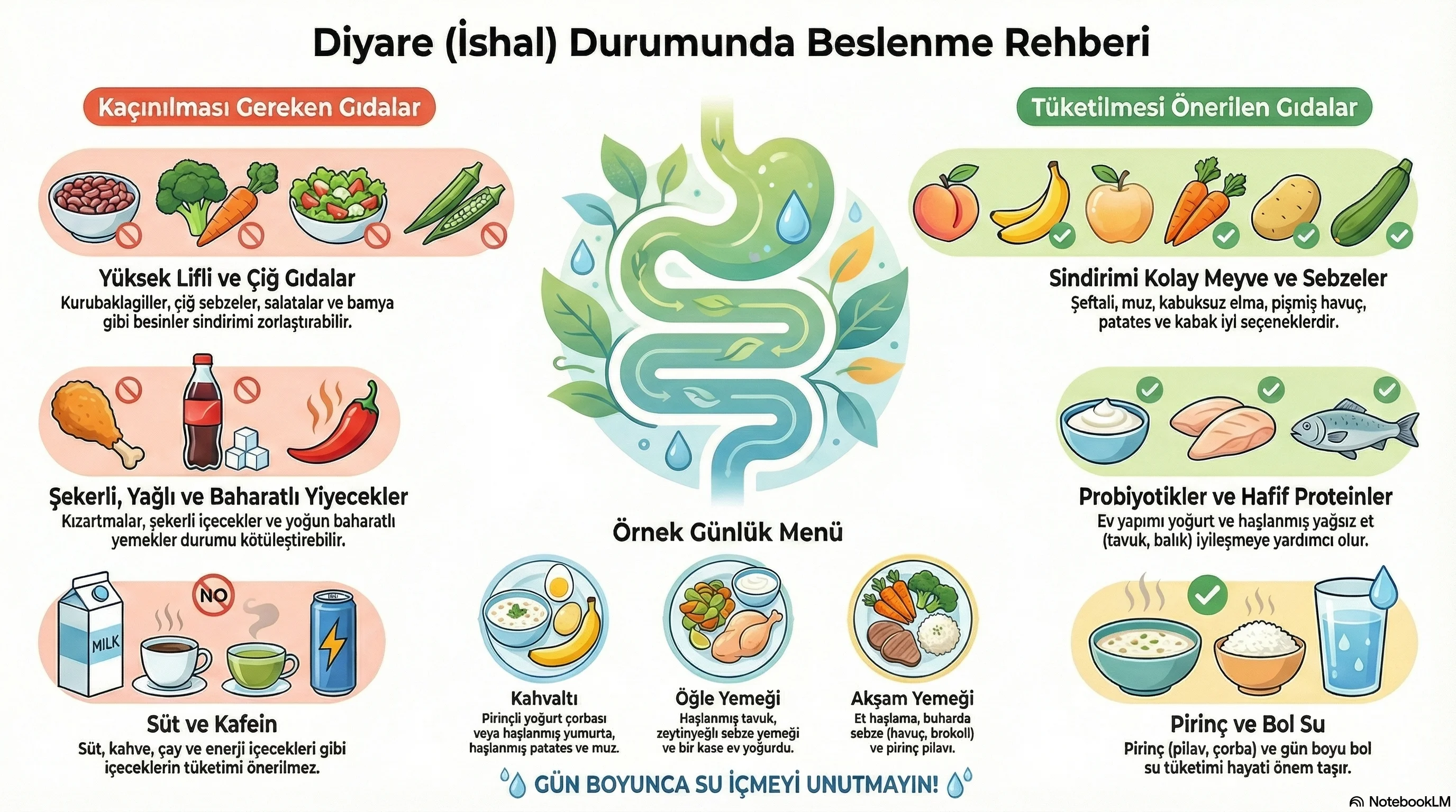 Diyare (İshal) Durumunda Beslenme
